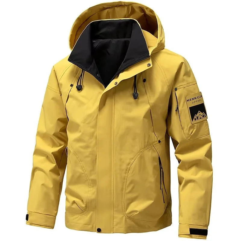 Water Resistant Hooded Jacket for Men