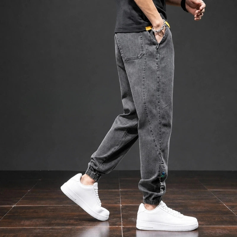 Elastic Waist Jogger Pants for Men