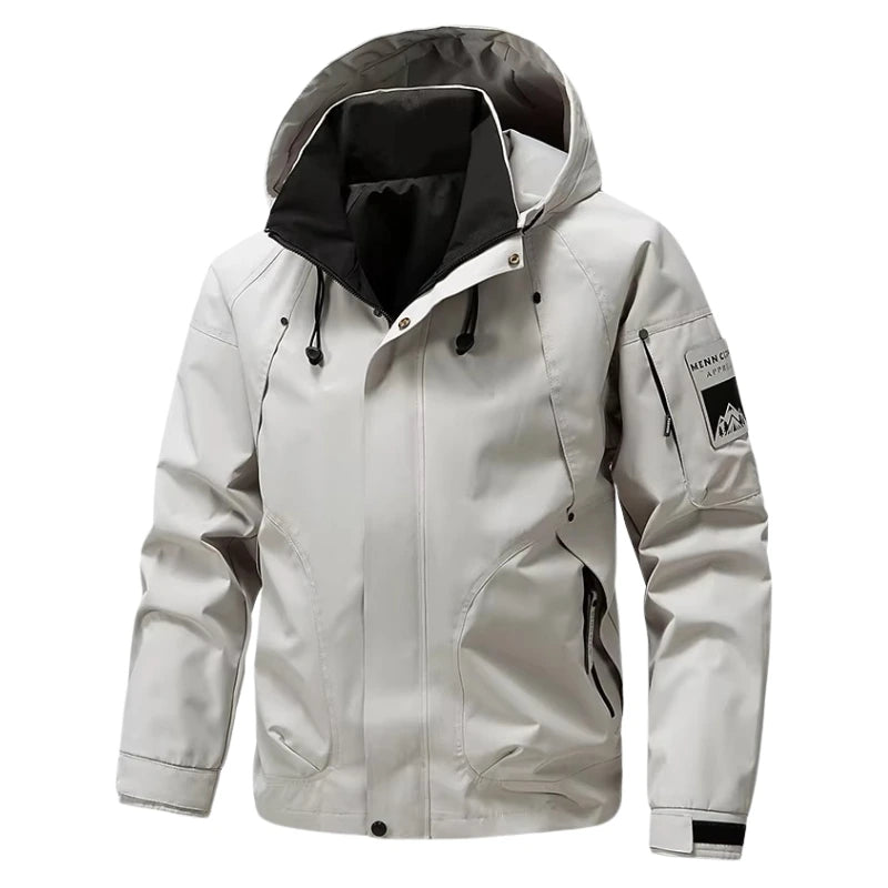 Water Resistant Hooded Jacket for Men