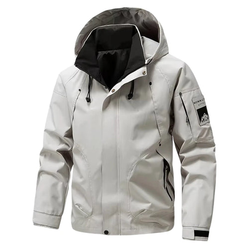 Water Resistant Hooded Jacket for Men