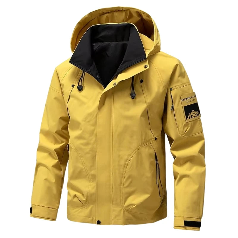 Water Resistant Hooded Jacket for Men