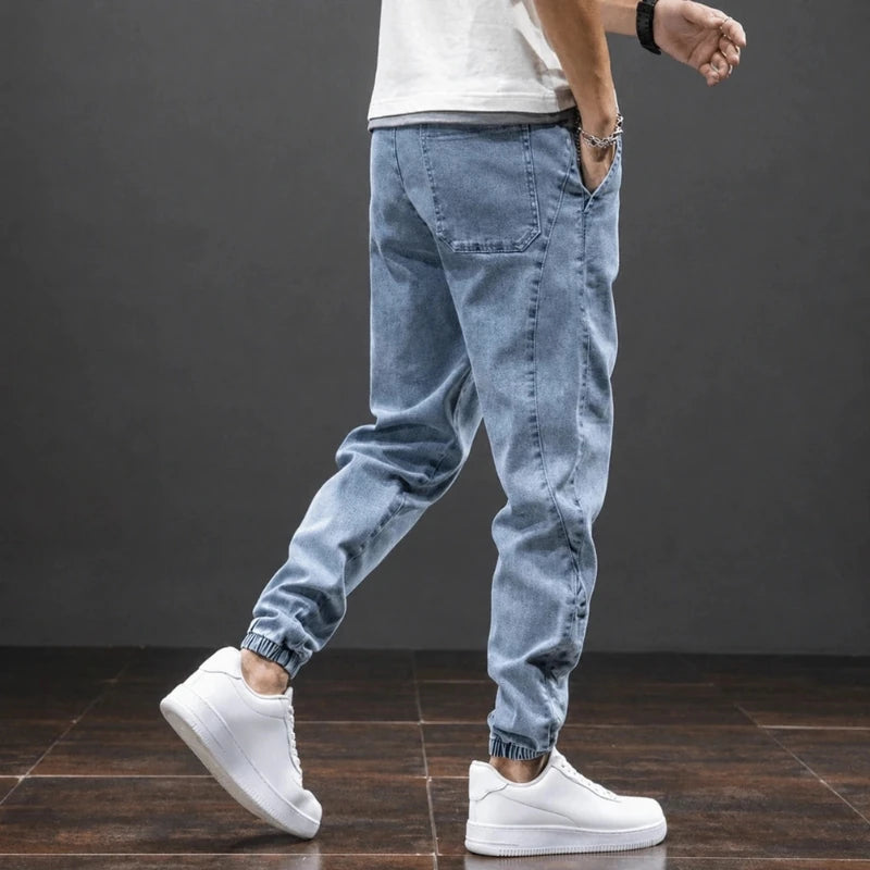 Elastic Waist Jogger Pants for Men