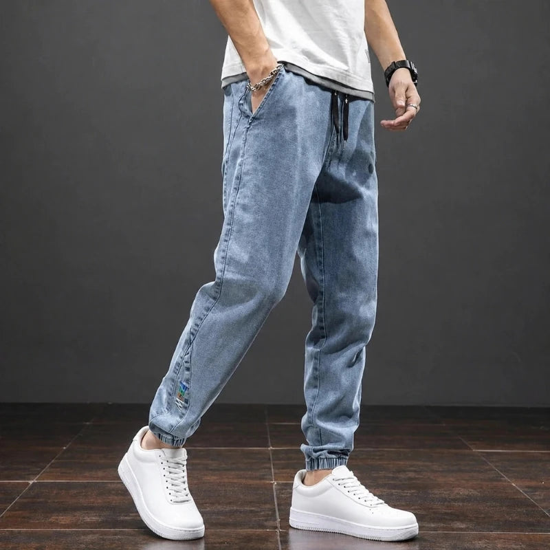 Elastic Waist Jogger Pants for Men