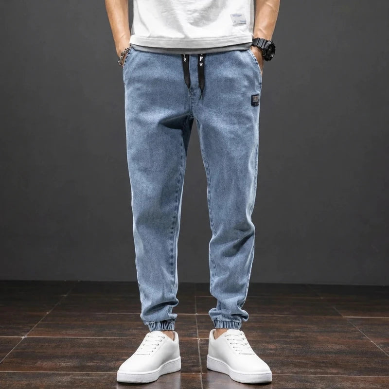 Elastic Waist Jogger Pants for Men