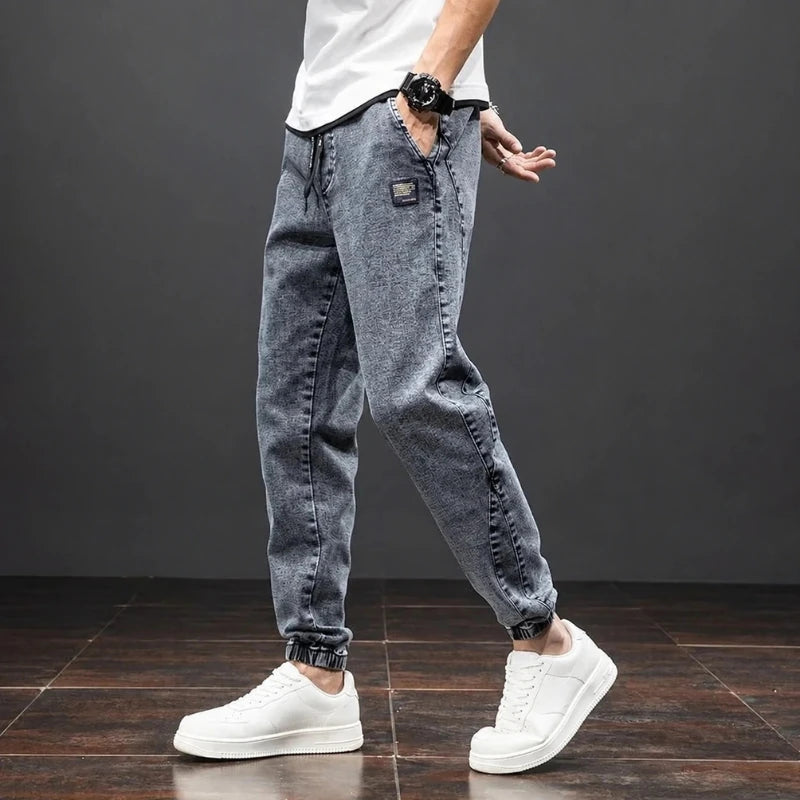 Elastic Waist Jogger Pants for Men